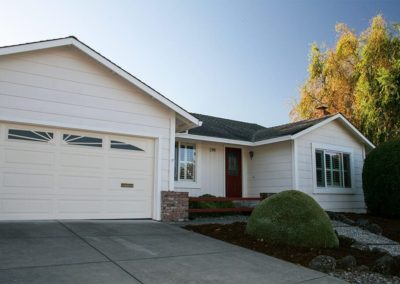 Before exterior painting
