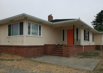 Before exterior painting