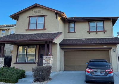 Before exterior painting
