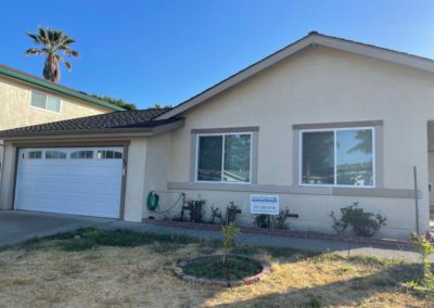 Before exterior painting