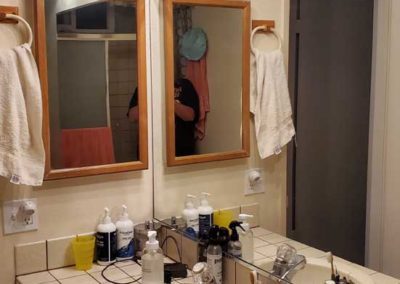 Before bath remodeling